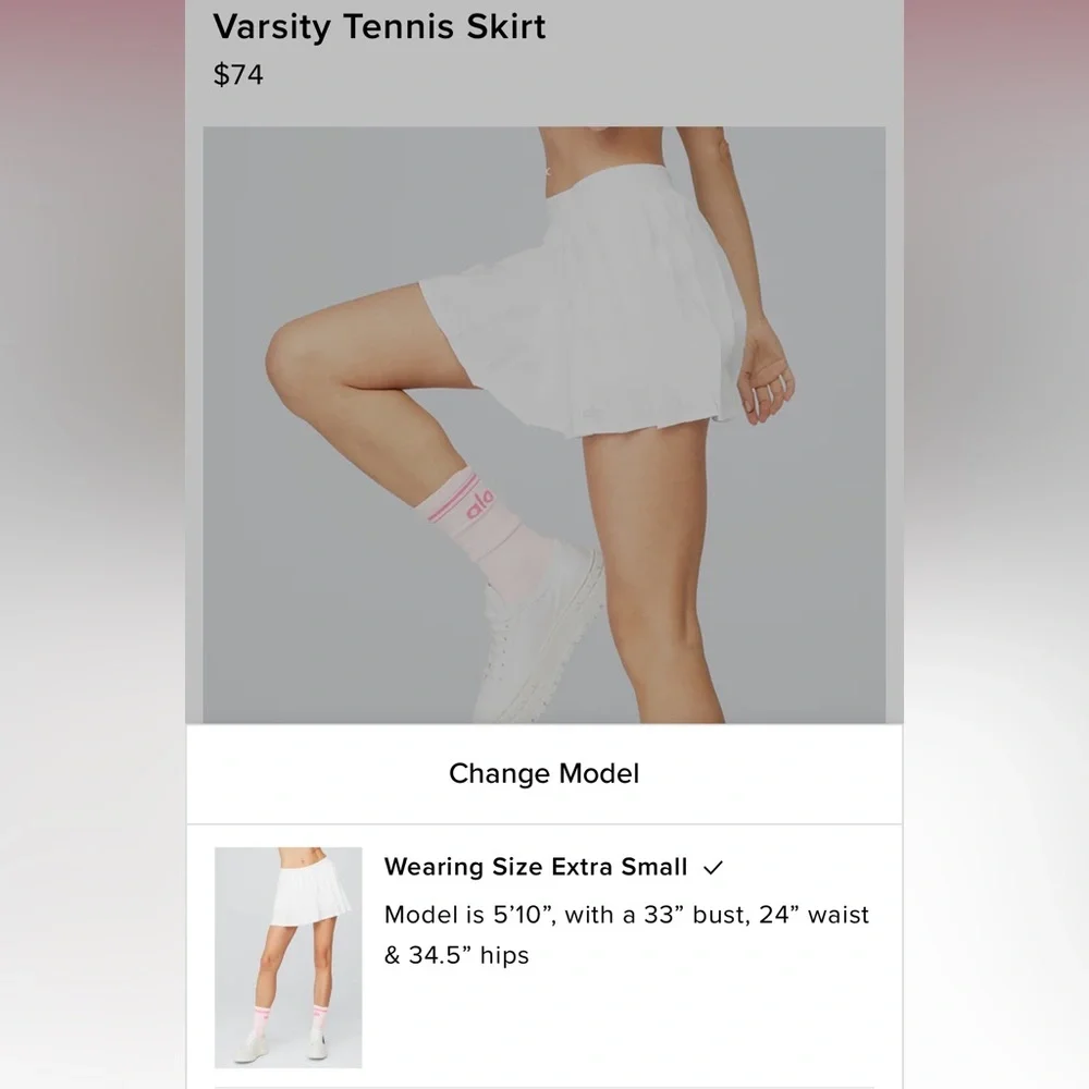 Varsity Tennis Skirt